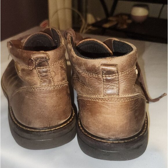 Ecco Mens Distressed Leather Ankle Boots Size 47 With Waterproof Technology - Picture 10 of 16